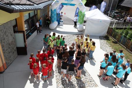 Slovenska bakla na obisku v Lučah